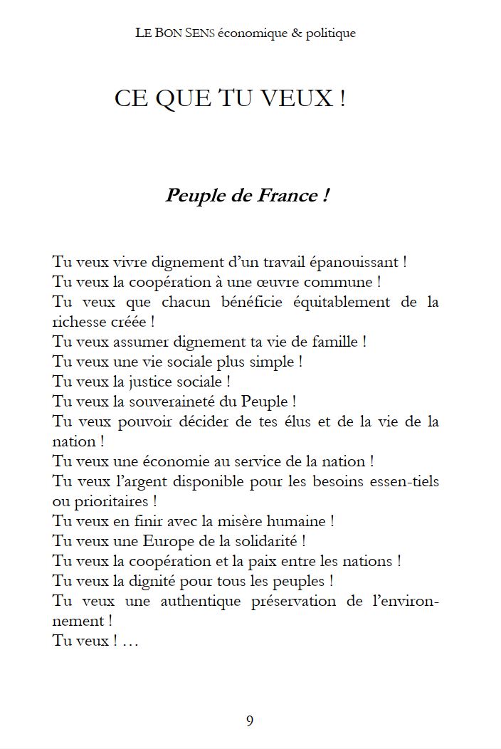 Le Bon Sens page 9